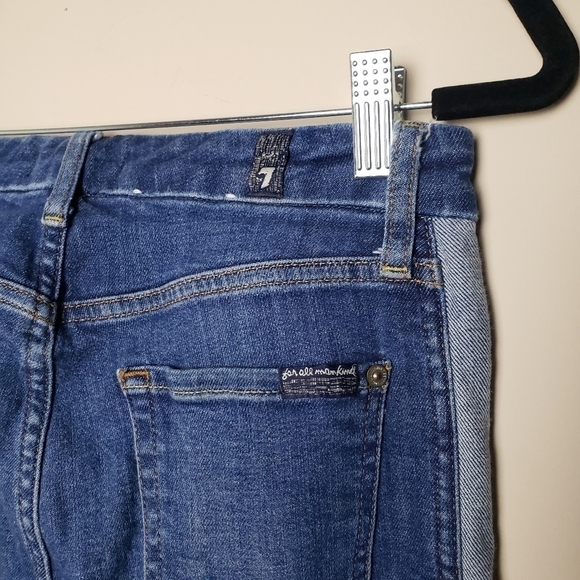 7FAM Raw Hem Skinny Jeans - Picture 5 of 10